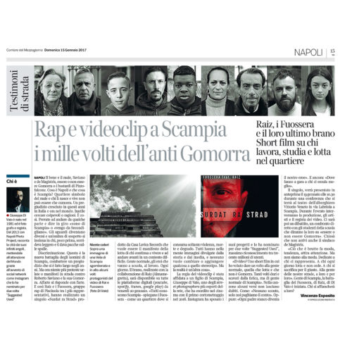 “Surdat ra strad” on newspaper